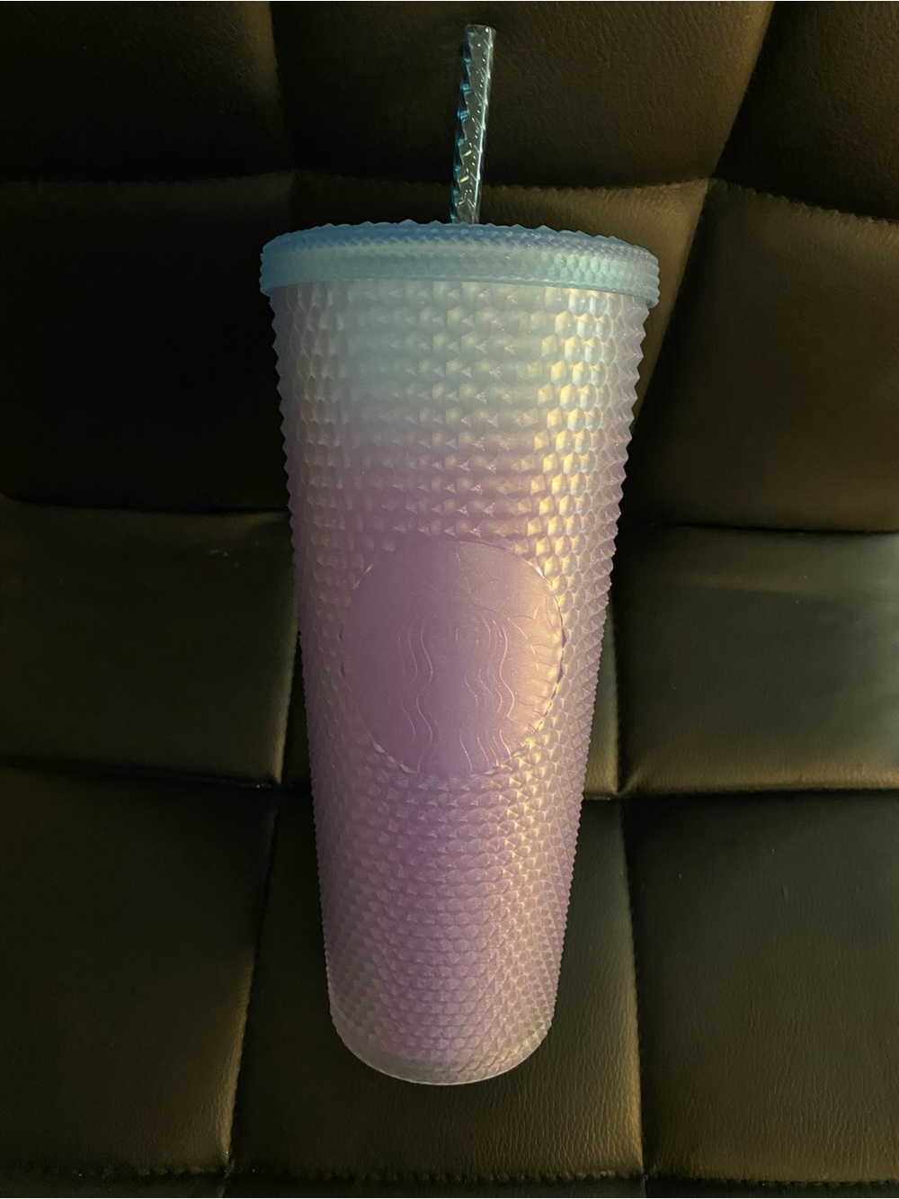 Starbucks 2024 Lavender Blue Ombre Studded 24oz Tumbler BNWT